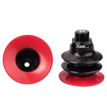 Fipa Bellows vacuum cup diam. 53 mm, Varioflex 30 Degrees/60 Degrees, fitting G3/8-male 20.053.153.16